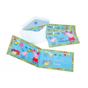 Convites Peppa pig