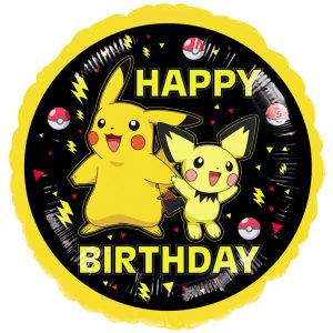 Balão Pokémon 2024 Happy Birthday
