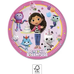 Pratos Pequenos Gabby’s Dollhouse