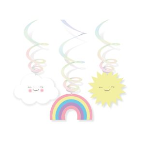 Decoração de teto Swirl Arco-Íris e Nuvens – Rainbow & Cloud