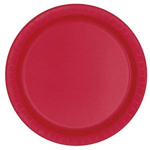 Pratos de papel Vermelho – Ruby Red