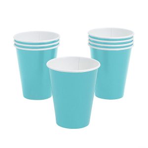 Copos de Papel – Azul Claro