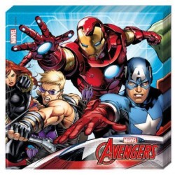 Guardanapos Avengers/Vingadores 20 Unidades