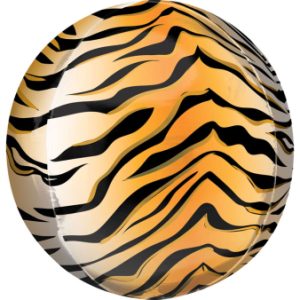 Orbz Tiger Print Foil Balão – Padrão Tigre