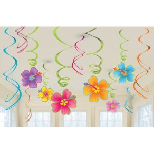 Swirls – Decoração Tropical de Papel