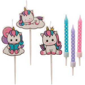 Mix de Velas Unicórnios 2D