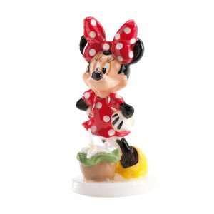 Vela 3D Minnie com Flor