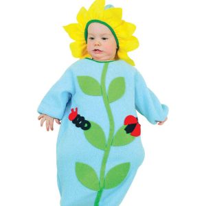 Fato “Baby Flower Blue” (9 meses)