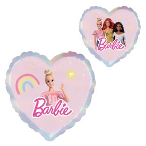Balão Holográfico Coração Barbie