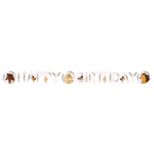Faixa Happy Birthday “Beautiful Horses”