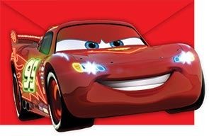 Convites Cars – Faísca McQueen
