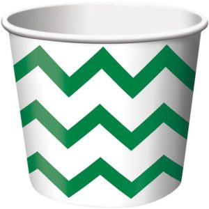 Taças Chevron Verde Esmeralda
