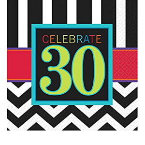 Guardanapos “Celebrate 30th”