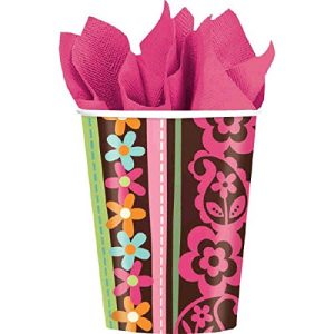 Copos de Papel Hippie Chick