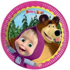 Pratos Pequenos Masha e Urso
