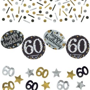 Confetis 60Th Sparkling Gold Celebration