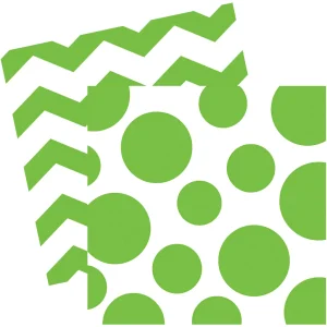 Guardanapos Chevron/Dots – Fresh Lime