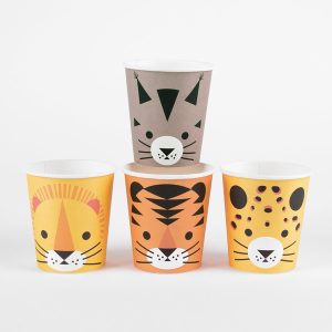 Copos Animais da Selva