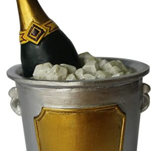 Decoração de Bolo Garrafa de Champanhe