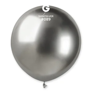 Balão Prata Brilhante 48cm