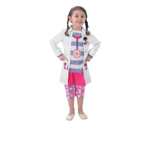 Fato Menina Drª Briquedos (3 a 4 anos)
