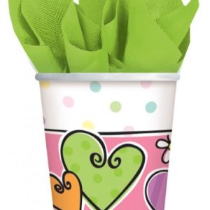 Copos Hearts & Flowers