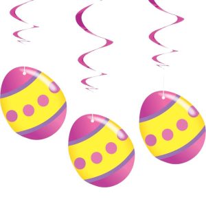Ovos de Páscoa em Swirls