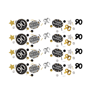 Confetis Sparkling Gold Celebration 90th