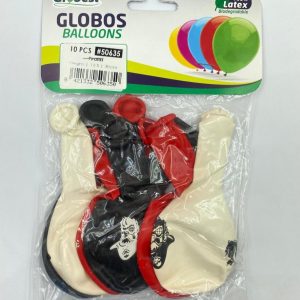 Balões Latex Globest Piratas 30 cm c/10