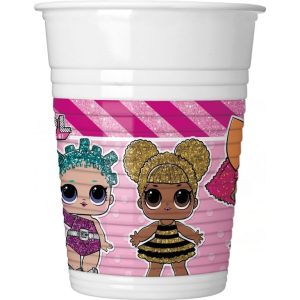 Copos LOL Surprise 200ml c/8