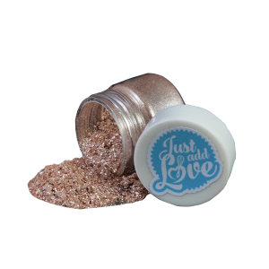 Glitter Comestível Rose Gold – Rosa Dourado