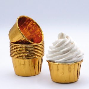 Cápsulas de Cupcake Ouro