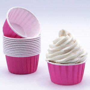 Cápsulas Cupcake Rosa Choque