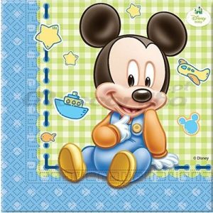 Guardanapos Baby Mickey 33x33cm c/20