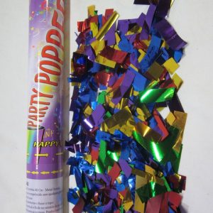 Canhão Lança Confetis Multicores 40cm