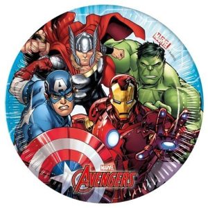 Pratos Avengers 23cm c/8