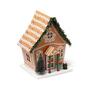Casa de Natal de Gengibre com Led