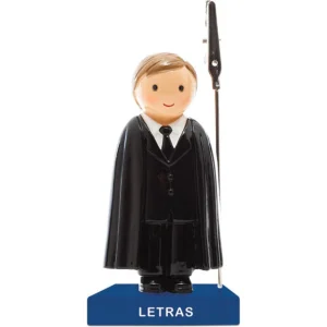 Figura Decorativa Universitário Letras