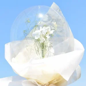 Balão Bubble Boca Larga 17.5x35cm