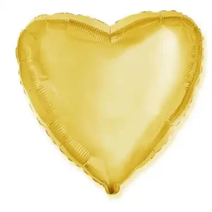 Balão Foil Coração 18” Ouro