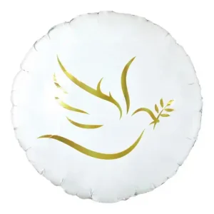 Balão Foil Pomba Dourada 18”