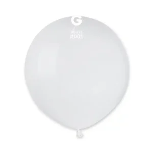 Balões Latex #001 Branco 19” Gemar c/25
