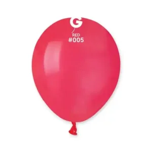Balões Latex #005 Raspberry Red 5” Gemar c/100