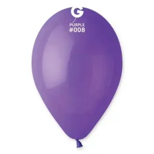 Balões Latex #008 Roxo 12” Gemar c/100