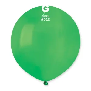 Balões Latex #012 Verde 19” Gemar c/25