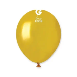 Balões Latex #039 Ouro 5” Gemar c/100