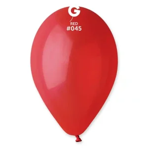 Balões Latex #045 Vermelho 12” Gemar c/100