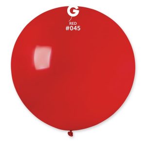Balões Latex #045 Vermelho 31” Gemar c/10