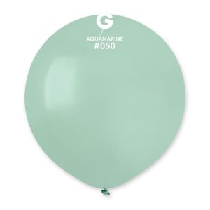 Balões Latex Gemar Aqua Marina 19” c/50