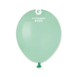 Balões Latex #050 Aquamarine 5” Gemar c/100